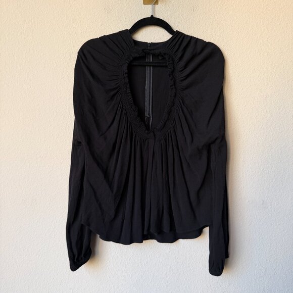 Rachel Comey Siphon Top in Black Size 6 - Picture 2 of 7